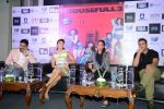 Jacqueline Fernandez, Lisa Haydon, Akshay Kumar, Abhishek Bachchan with Housefull 3 team in Delhi on 25th May 2016